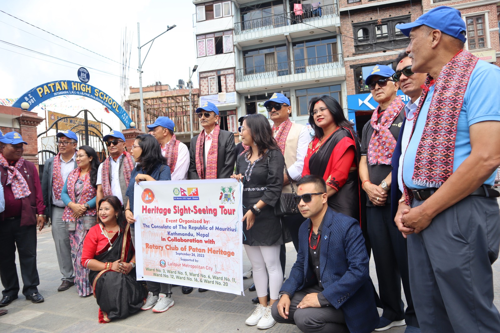 पाटनमा अमेरिका, बेलायत सहित १० देशका कूटनीतिक अधिकारीहरुको अवलोकन भ्रमण